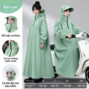 KeyRu | Áo Mưa Chống Nước Nặng Thiết Kế Tách Riêng Cho Đạp Xe