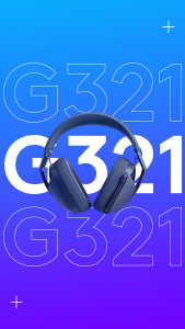 Tai nghe Gaming không dây Bluetooth Logitech G321 LIGHTSPEED - Cần micro 16 kHz pin 20 giờ