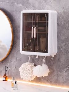 ชั้นวางของติดผนัง ชั้นอเนกประสงค์ ไม่ต้องเจาะ ชั้นวาง ตู้เก็บของ ชั้นวางของในห้องน้ำ รุ่น ZG-01