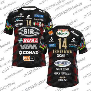 Áo Bóng Chuyền Nam Nữ Số 14 Sir Safety Perugia Beach Tee Champion Quần Áo Thể Thao Ngắn Tay Polyester True To Size
