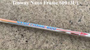 Vợt cầu lông Tenway Nano Frame 600 (3U) | Thiên công đập cầu sắc trắng hiện đại chính hãng bảo hành