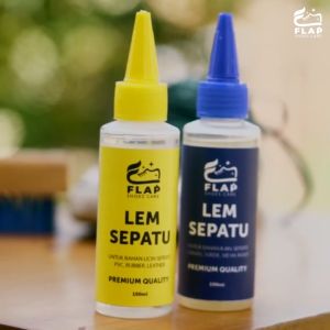 FLAP Lem Sepatu Kulit Premium Super Kuat 100ml