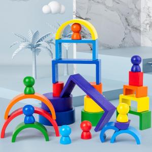 LIWAN | Educational Wooden Stacking Puzzle 8 Layers