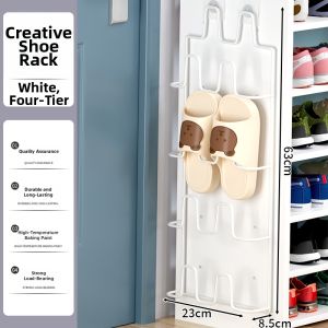 NIFENG | Wall-Mounted Waterproof Shoe Rack for Bathroom