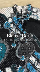 Atasan Batik Jumbo LD 130 cm Bahan Cotton Stretch