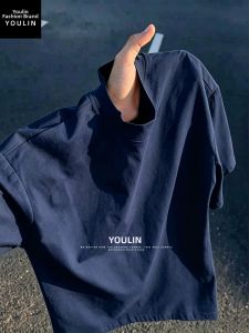 YOULIN | Casual Loose Fit T-Shirt for Men Cotton Short Sleeve