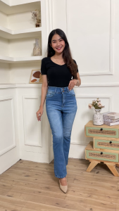 Sakura Glory - CELANA CUTBRAY JEANS MELLISA DENIM PREMIUM UKURAN EU 27-42 / BAWAHAN / HIGHWAIST / WANITA / DEWASA / DISTRO / IMPORT / COD / DISKON / GRATIS ONGKIR / MURAH