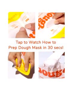 (LOMEL) Fresh-Mix Yellow Dough Mask (1 Box = 5 Pouches + 5 Paper Spatulas) - COCOMO