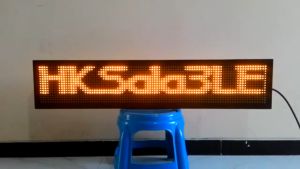Running Text Kuning 20x200cm Wifi Outdoor