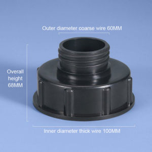 S100xS60 to DN100 IBC Tank Reducer Adapter S60 Ton Valve Connection Fitting IBC Container Accessory