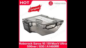 Roborock | Original Roborock Saros 10 / S9 MaxV Ultra / S90ver / G30 / A1460RR New Dust Box Vacuum Cleaner Robotic Parts Robot Dustbin Box