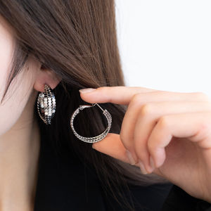 Twisted Multi-Layered Hairpin Earrings Simple Luxury Minimalist Tassel Drop Earrings Womens Fashion Jewelry Accessories