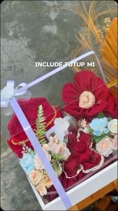 Box kotak mahar pernikahan hantaran size M 25x35cm Kotak seserahan kayu aesthetic