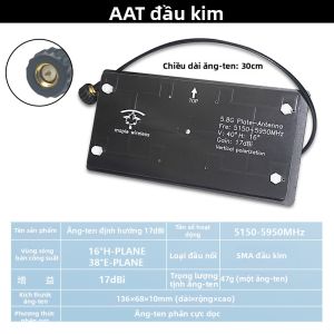 Antenna Hình Lá Phong Truyền Video Cao Cấp Tự Động Theo Dõi