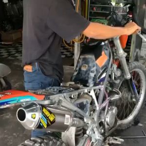 KNALPOT NORIFUMI ROCKET 4 COMPETISI CRF 150L KLX 150 D-TRACKER WR 155R