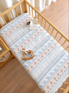 ANYOUBI | Cotton Muslin Customizable Cool Baby Mattress Cover