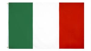 FLAGLINK 90x150 CM Heavy Duty 210D Nylon Italy National Country Flags 4 Stitch Hemming Brass Grommets