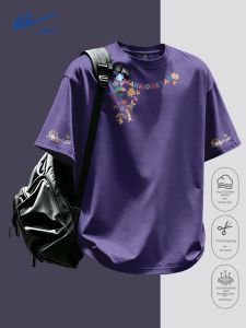 Warrior | Trendy Ins Style Purple Cotton T-Shirt