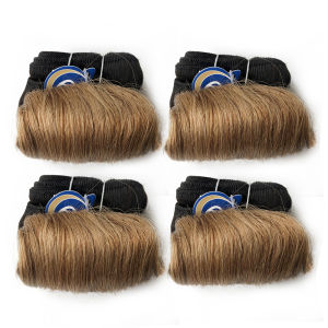 Bouncy Curly 100% Human Hair Bundles 1B 27 30 99J Burgundy Colored Bundles Hair Extensions Indian Remy Hair 4 Bundles