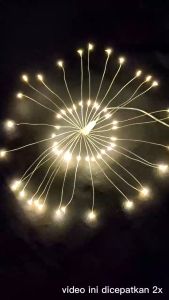 Lampu Kembang Api FireWorks Laba-Laba 1 Set isi 6 Standing untuk Hias Cafe Rumah Halaman Taman dan Dekorasi Pelaminan Home Decor Wedding Termurah Premium Import Artifisial