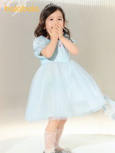 balabala Girls Dress Baby Princess Dress Summer New Thin Skirt 2025