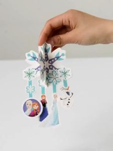 Set Kraf Tangan Kanak Kanak Disney Frozen Bahan DIY Tampal Berlian Kreatif Tanpa Gunting Buku Aktiviti 3D Kids Disney Frozen Diamond Sticker Kindergarten DIY 3D Material Package Free of Cutting 迪士尼冰雪奇缘儿童钻石贴画幼儿园宝宝手工立体材料包免剪 E375