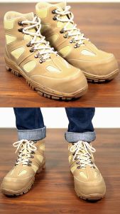 Sepatu Safety Pria Boots Safety Ujung Besi Endure Tinggi Sepatu Boots Pria Outdoor- Adventure Kerja Proyek Lapangan