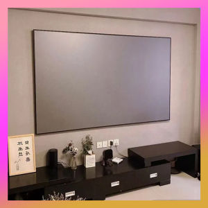 Projector Screen Simple folding metal anti-light curtain 60/72/84/92/100/110/120/130 inch 16: 9 HD portable projector curtain small and large sizes