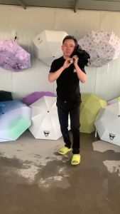 Payung Senter LED Payung Lipat Otomatis Anti Uvi