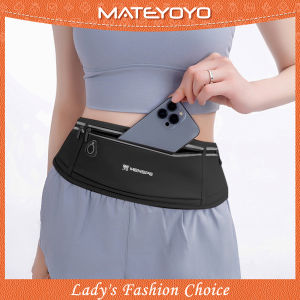 MATEYOYO Sports Waist Pack Multi Functional Waist Belts Lightweight Seamless Waterproof And Reflective Running Pouch Mens And Womens Outdoor Waist Pack Belt Bag