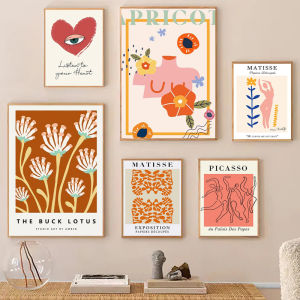 Picasso Matisse Abstract Wall Art Canvas Painting Nordic Color Block Aesthetics Posters and Prints Living Room Decor Pictures