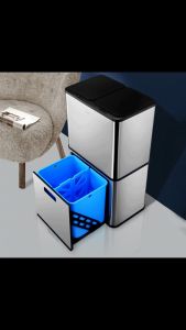 Thùng rác cảm ứng 3 ngăn dung tích lớn CCKO CK9922 cao cấp