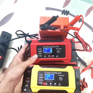 Sạc bình acquy 12V/6A 2Ah-100Ah TIANYE tự ngắt khi đầy chức năng bảo dưỡng phục hồi ắc quy bằng khử sunfat chống ngược cực