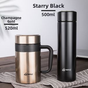 GIANXI | Mens Tea-friendly Insulated Mug With Handle Stainless Steel