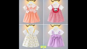 ชุดเดรส เด็กผู้หญิง อายุ 1-4 ปี เสื้อผ้าเด็ก เสื้อผ้าเด็กผู้หญิง ชุดเด็กผู้หญิง ชุดเจ้าหญิง เดรสเจ้าหญิง เดรสสายหวาน Girls Dresses 4 SM124