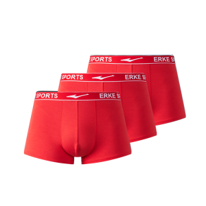 Erke | Sporty Running Briefs 4 Corners Red 3pcs