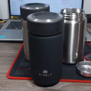 Cốc trà giữ nhiệt JAPAN hàng nhập bãi chưa qua sử dụng dung tích 400ml có lọc trà