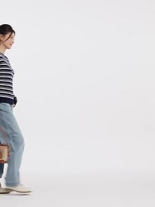 Hotwind | Striped V-Neck Elegant Knit Top