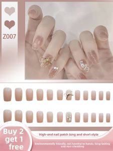 MONLEYTA | Short Nail Art Stickers Detachable Fashionable Manicure Pieces New 2025 Trendy Wearable False Nails By MONLEYTA