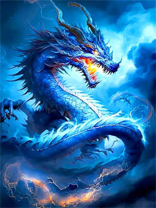 HUACAN Diamond Painting Dragon Rhinestones Animal Mosaic Pictures Full Round New Arrivals Handmade Home Decoration