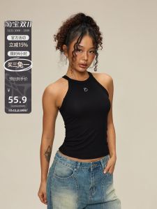 เสื้อกั๊กแขนกุดทรงเข้ารูปสำหรับผู้หญิง SMILE DDD ทรงเข้ารูป แขนกุด คอวี ทรงเข้ารูป สำหรับผู้หญิง ฤดูใบไม้ผลิ 2025