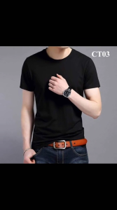 [ Ảnh Thật ] Áo thun trơn nam cộc tay cổ tròn nhiều màu thời trang