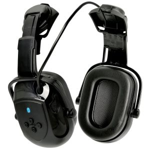 CE Bluetooth Ear Muffs Adjustable Cap-mounted Earmuff Safety Helmet Attachable Hard Hat Earmuff Hearing Protection Outdoor Work