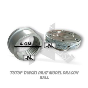 TUTUP TANGKI TENGKI DRAT MODEL DRAGON BALL FULL BESI UNIVERSAL