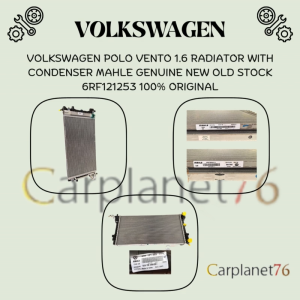 VOLKSWAGEN POLO VENTO 1.6 RADIATOR WITH CONDENSER MAHLE GENUINE NEW OLD STOCK 6RF121253 100%ORIGINAL