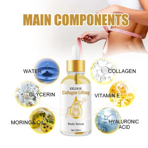 Eelhoe Collagen Lifting Body Oil Firming Slimming Moisturizing Shape Tightening Fat Burning Weight Loss Shaping Slimming Serum