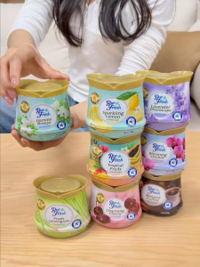 (Bundle of 3) Purfresh Fresh Fragrance Set | Mosquito Repellent Scented Gel | Long-Lasting Air Fresheners Value Pack  (3 x 200g)