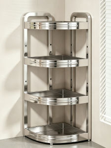 B&W | Corner Storage Rack Stainless Steel