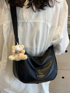 Charics&Kittn Modern Neutral Style Dumpling Bag Womens Crossbody Bag Genuine Leather Single Shoulder Underarm Womens Bag