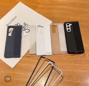 Handheld Grip Strap Desaign Matte Hard Case Z Fold 7 Fold 6 Fold 5 Fold 4 Fold 3 Grip Hard Casing Anti Sidik Jari